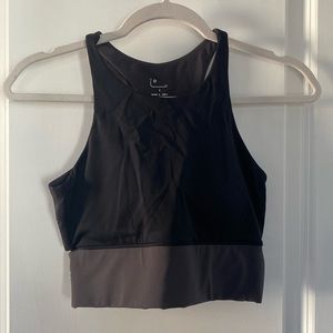 Cross Back Crop Top Sports Bra Nylora